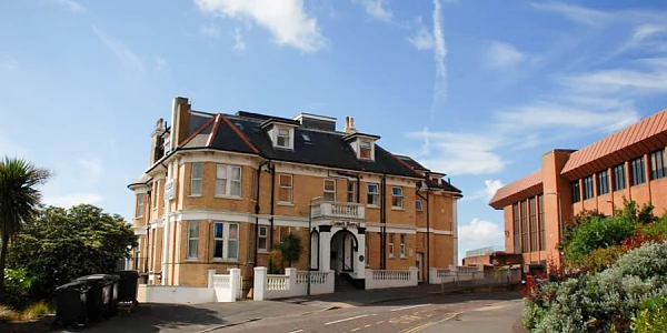 The Court Royal hotel in Bournemouth, seen from Bath Road