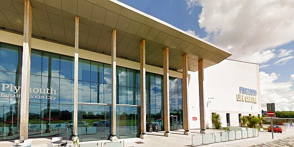 Front of the Plymouth Life Centre