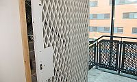 security grille at a stairwell