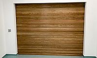 roller shutter with wood effect